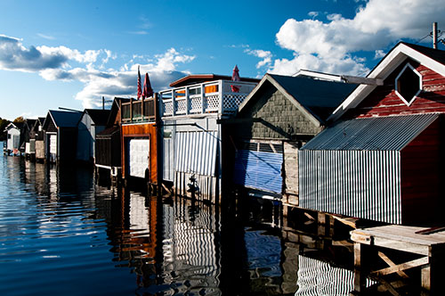 Historic Boat Houses Canandaigua Lake