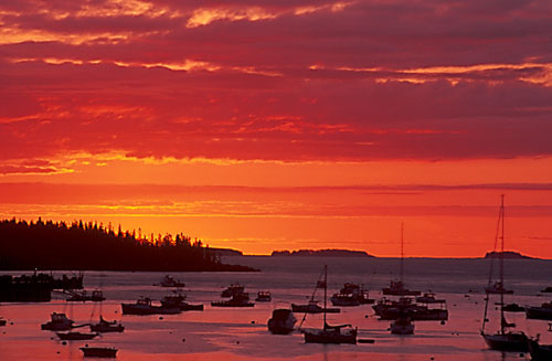 M2 Harbor Sunset-Port Clyde