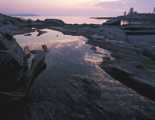 M6 - Sunrise Reflection-New Harbor, Maine