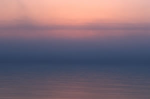 MSU-5 Foggy Sunset Pictured Rocks National Lake Shore, Michigan
